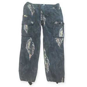 Vintage Mossy Oak Black Cargo Pants